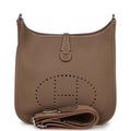 Pre-owned Etoupe Clemence Leather Bag F8926