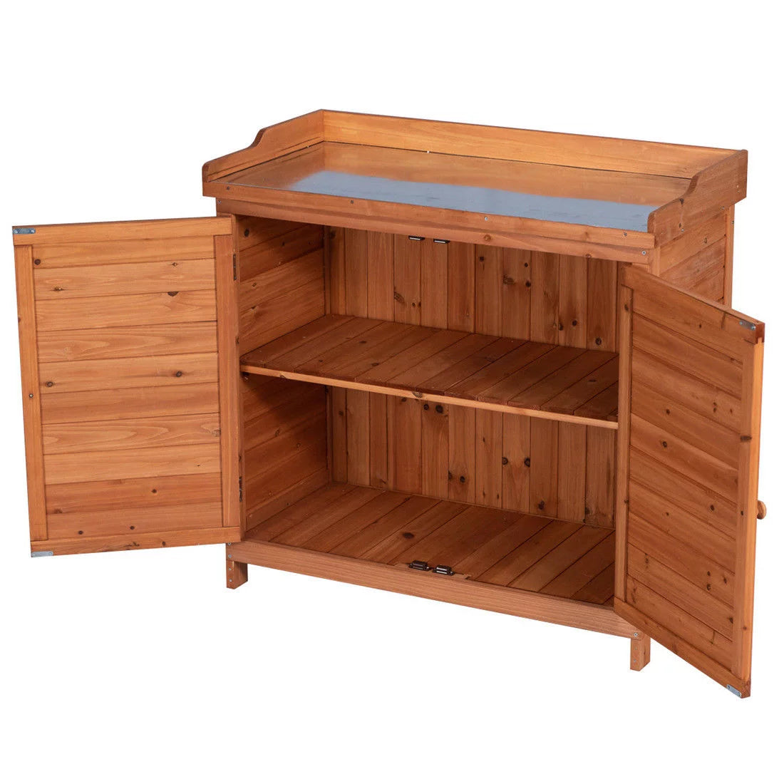 Wooden Potting Bench Storage Box Z52917
