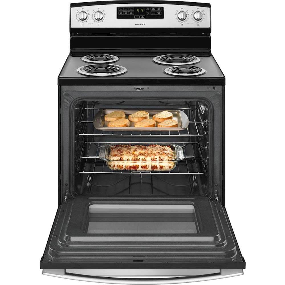 30-Inch Electric Range with Bake Assist Temps - Stainless Steel Q4746