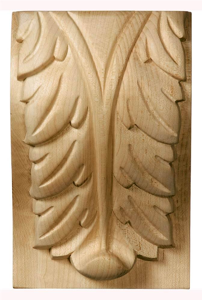 Cherry Acanthus Leaf Block Corbel C90813