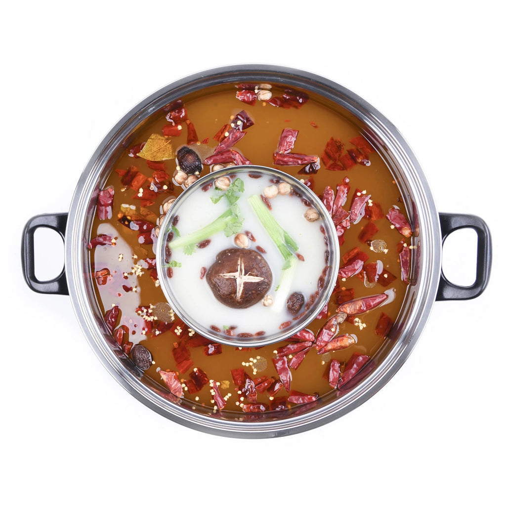 5Qt. Electric Shabu Shabu Hot Pot, Stainless Steel F9054