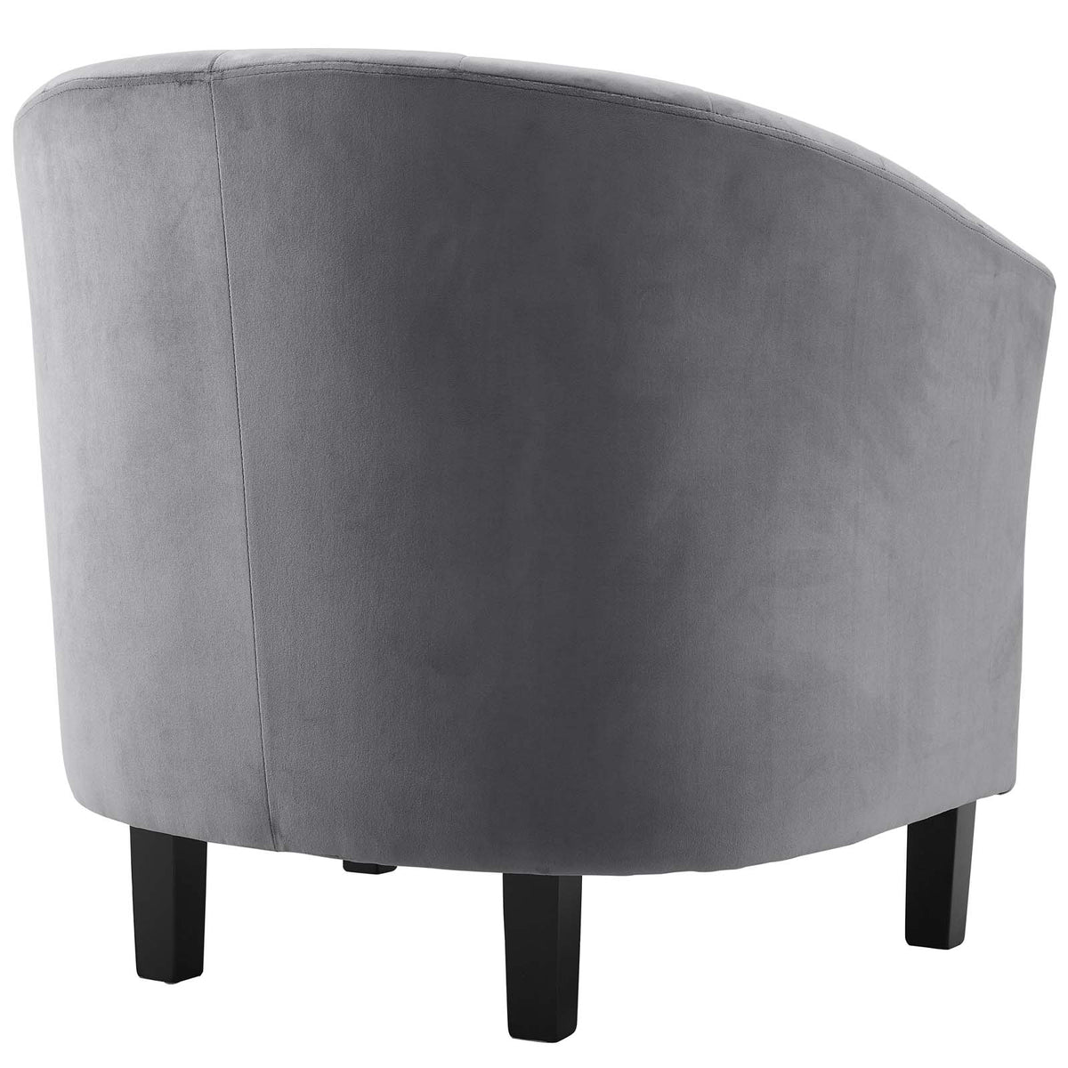 Gray Performance Velvet Armchair Set of 2 A37718