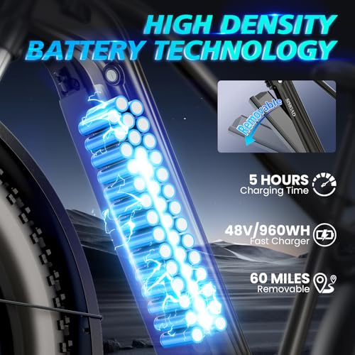 1200 W Electric Bike with 48V Battery and 26" Fat Tire P4473