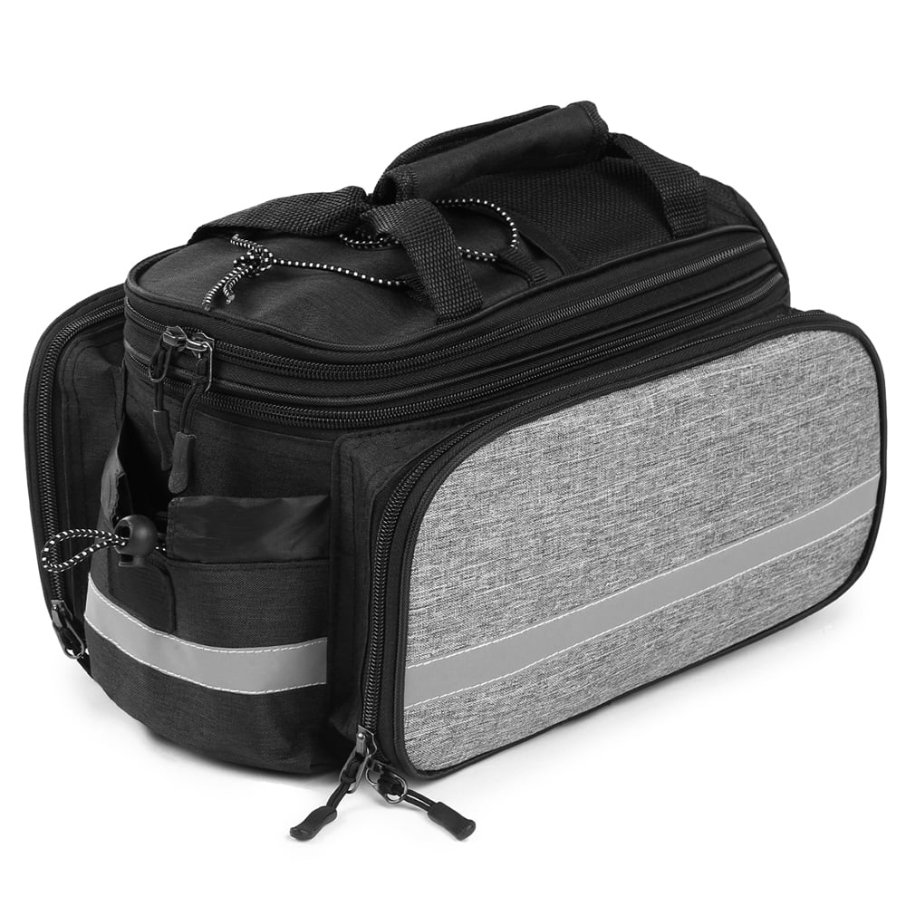 Rear Seat Bag Expandable Waterproof MTB Pannier Bag With Rain Cover G998025