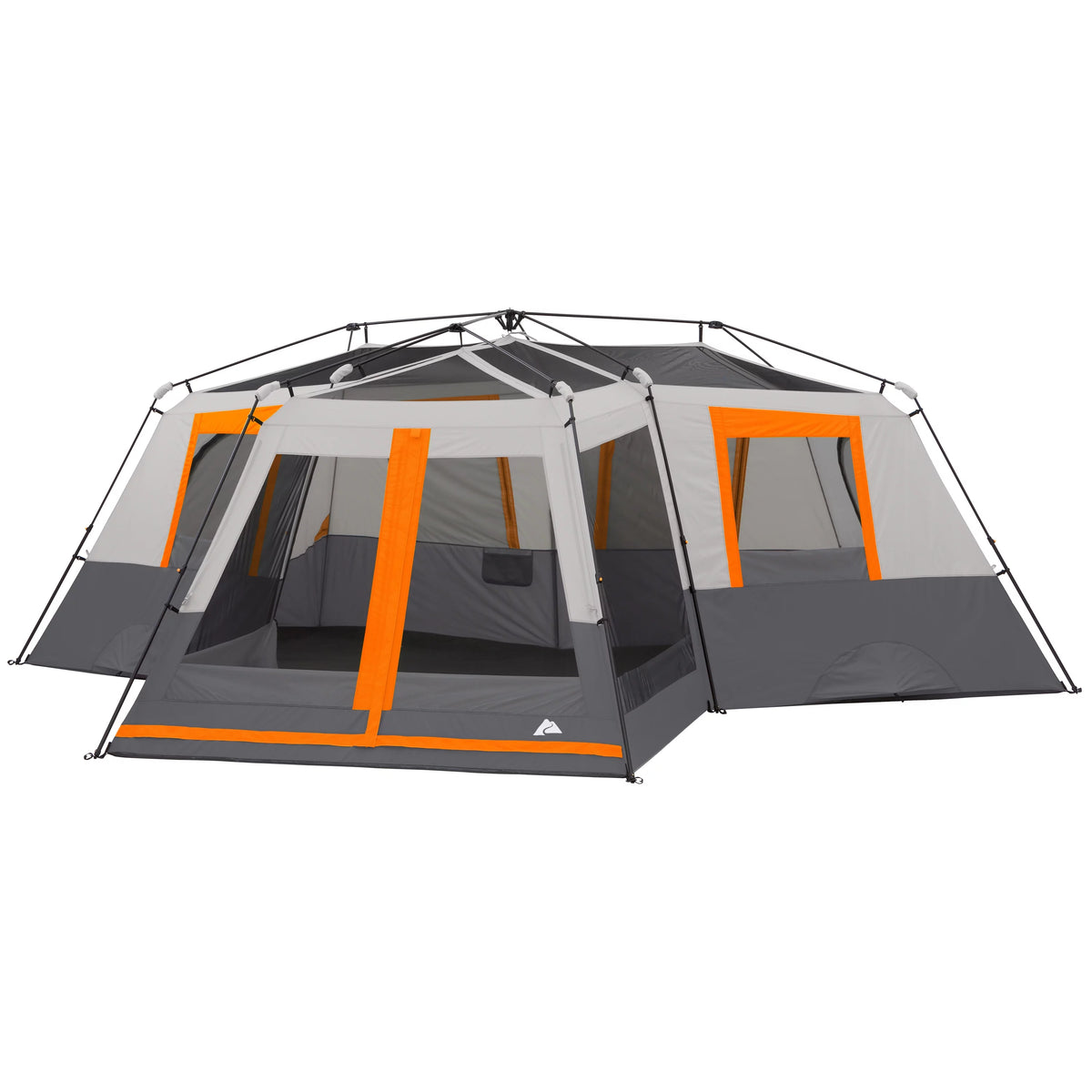 20' x 18' 12-Person 3-Room Instant Cabin Tent with Screen Room Q62254