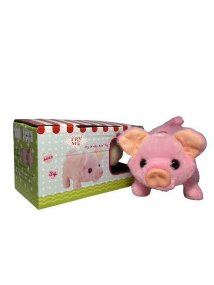 Plush Baby Mini Pig in Random Color S18816