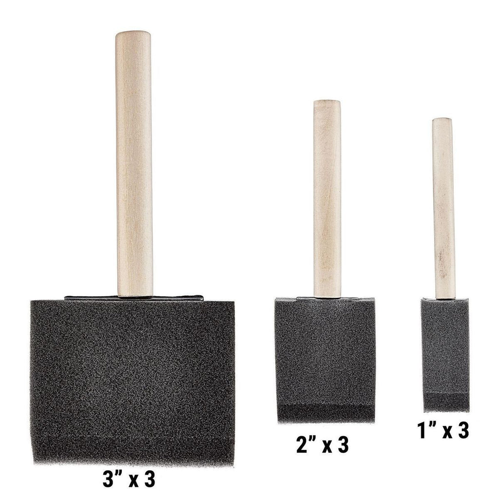 9 Piece Foam Brush Kit V294121