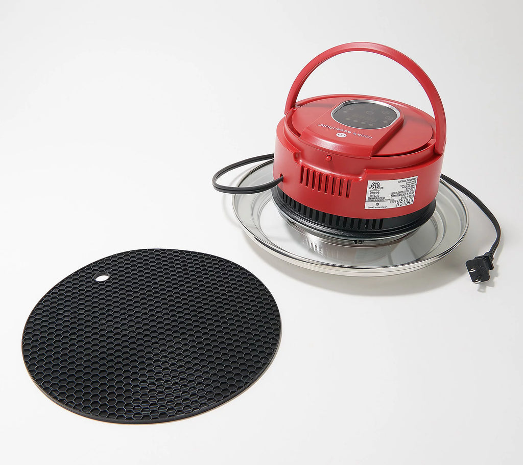 Air Fryer Lid for Pots, Pans & Pressure Cooker Black Y30258