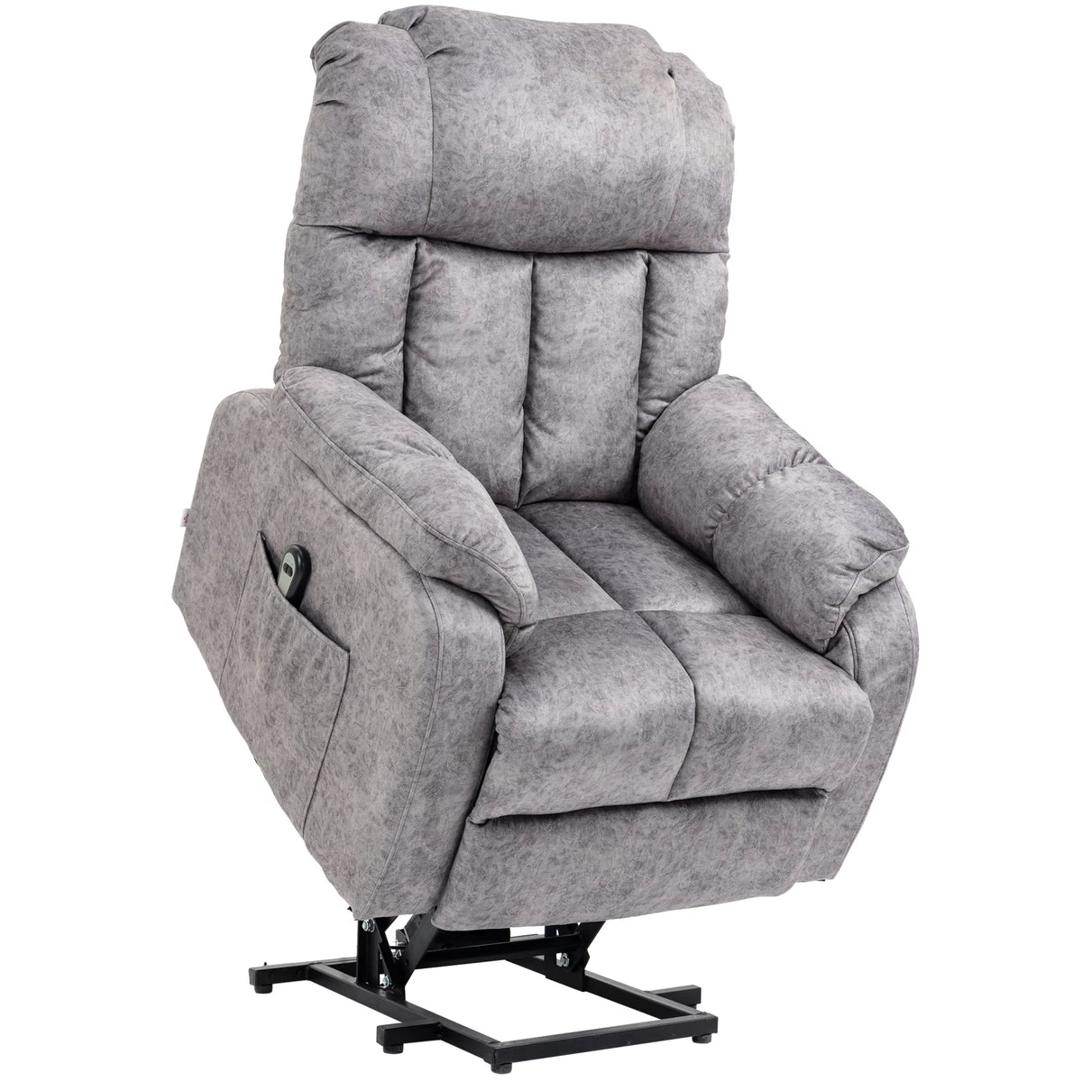 Grey Power Lift Recliner Chair with Remote Control Y419