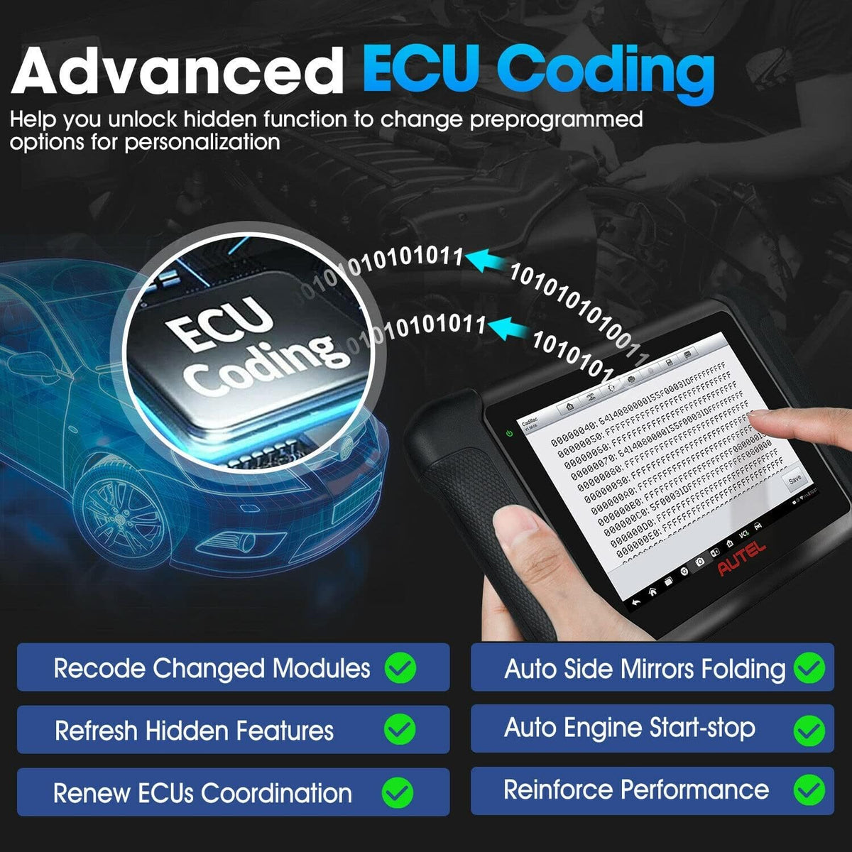 ECU Coding Bi-Directional Control Scanner U5397
