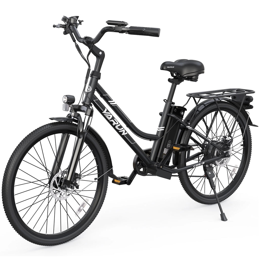 26-inch 500W Electric Bike with 40 Miles Range, Removable Battery, 7 Speed S8627