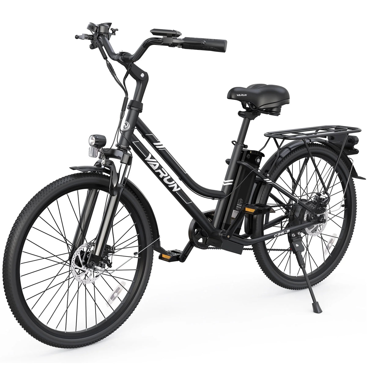 26-inch 500W Electric Bike with 40 Miles Range, Removable Battery, 7 Speed S8627
