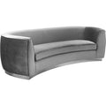 Grey Velvet Sofa F46393