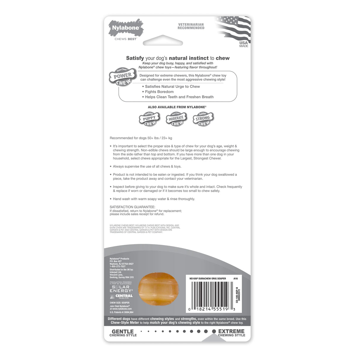 Power Chew Flavored Durable Chew Toy for Dogs X-Large (1 Count) A257
