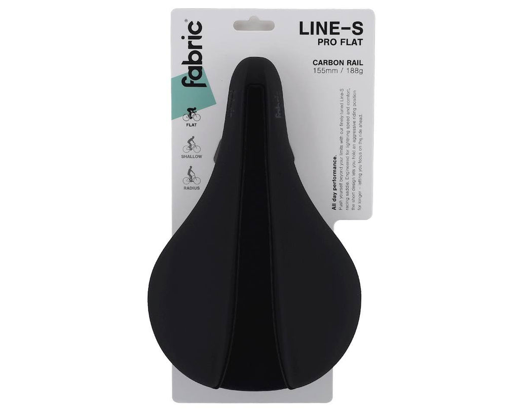 Flat Saddle 155mm Black O16042