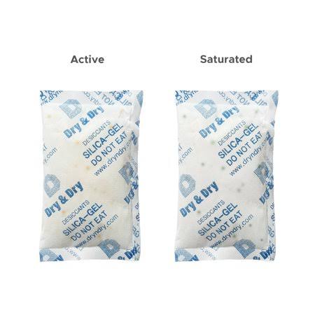 100 Gram 100 Packs Orange Indicating Mixed Silica Gel Packets A195