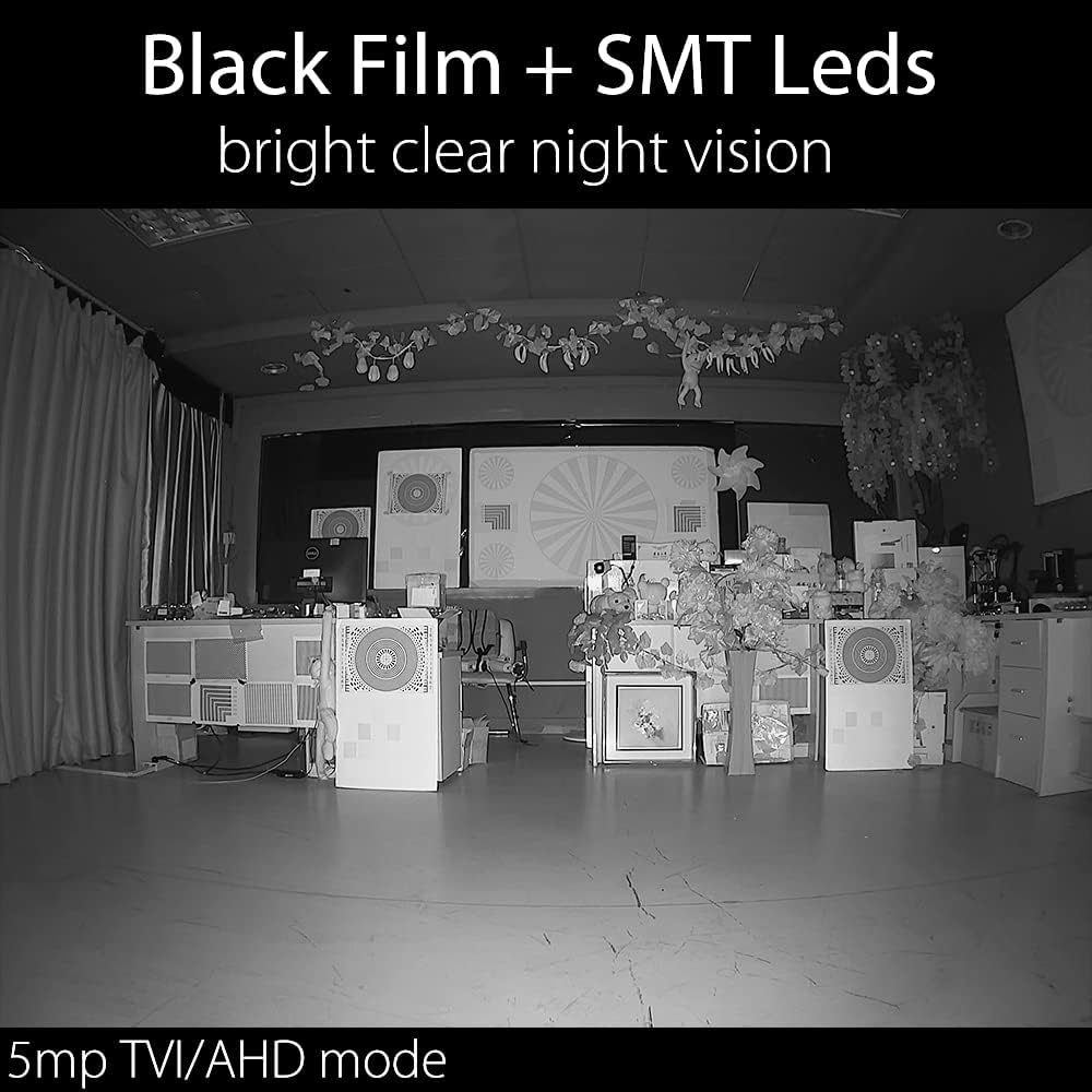 Clear Night Vision 5MP TVI/AHD 4MP HDCVI 2.8-12mm Manual Zoom Bullet CCTV Security Camera G1559