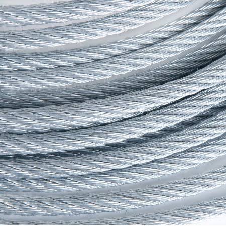 Galvanized Aircraft Cable Steel Wire Rope 7x19, 350 Feet M443