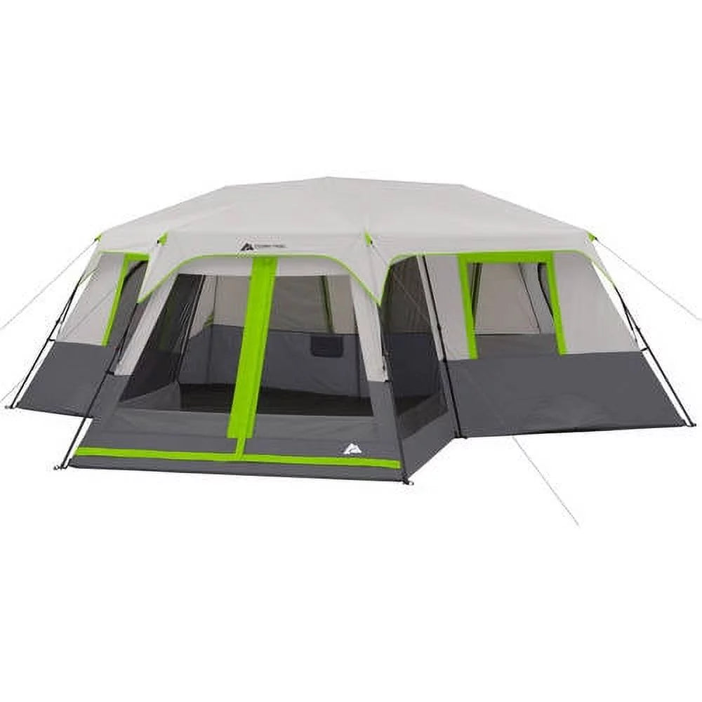 20' x 18' 12-Person 3-Room Instant Cabin Tent with Screen Room Q62254