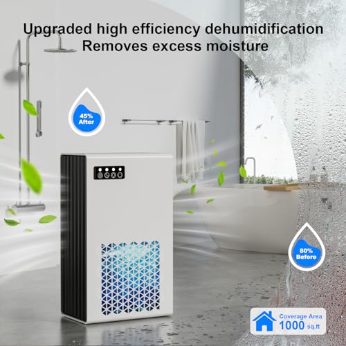 99oz Water Tank Dehumidifier with Auto Shut Off A891003