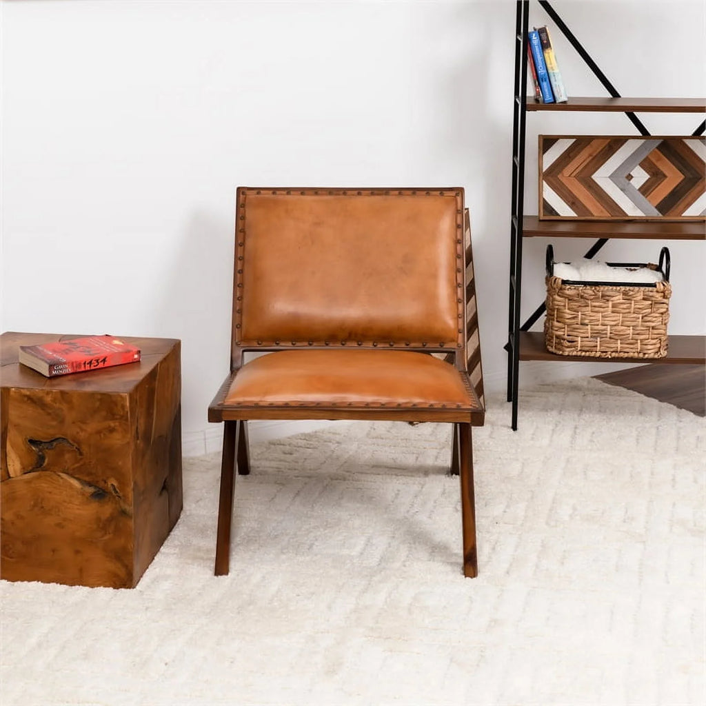 Tan Leather Armchair G126577