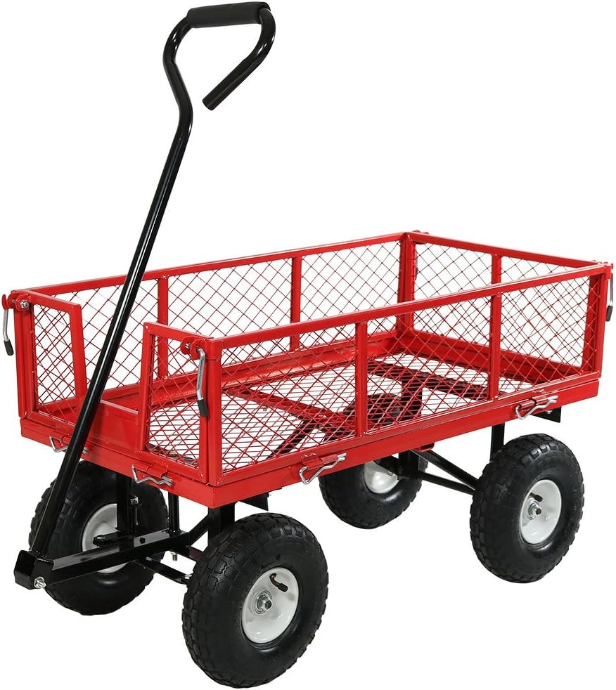 Yellow Heavy Duty Collapsible Utility Wagon R68300