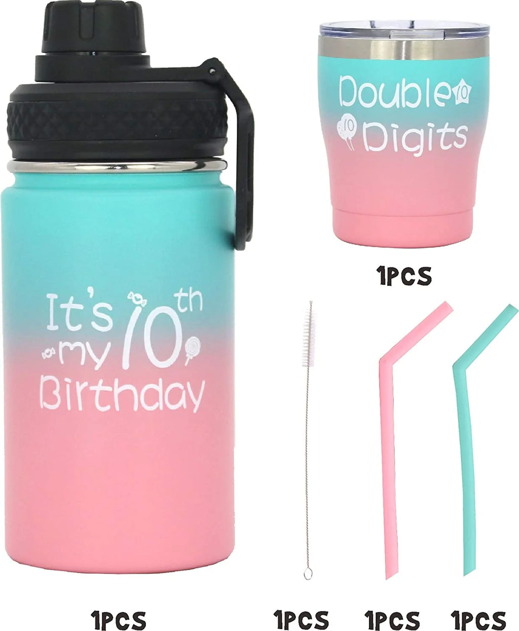 10th Birthday Water Bottles D70352