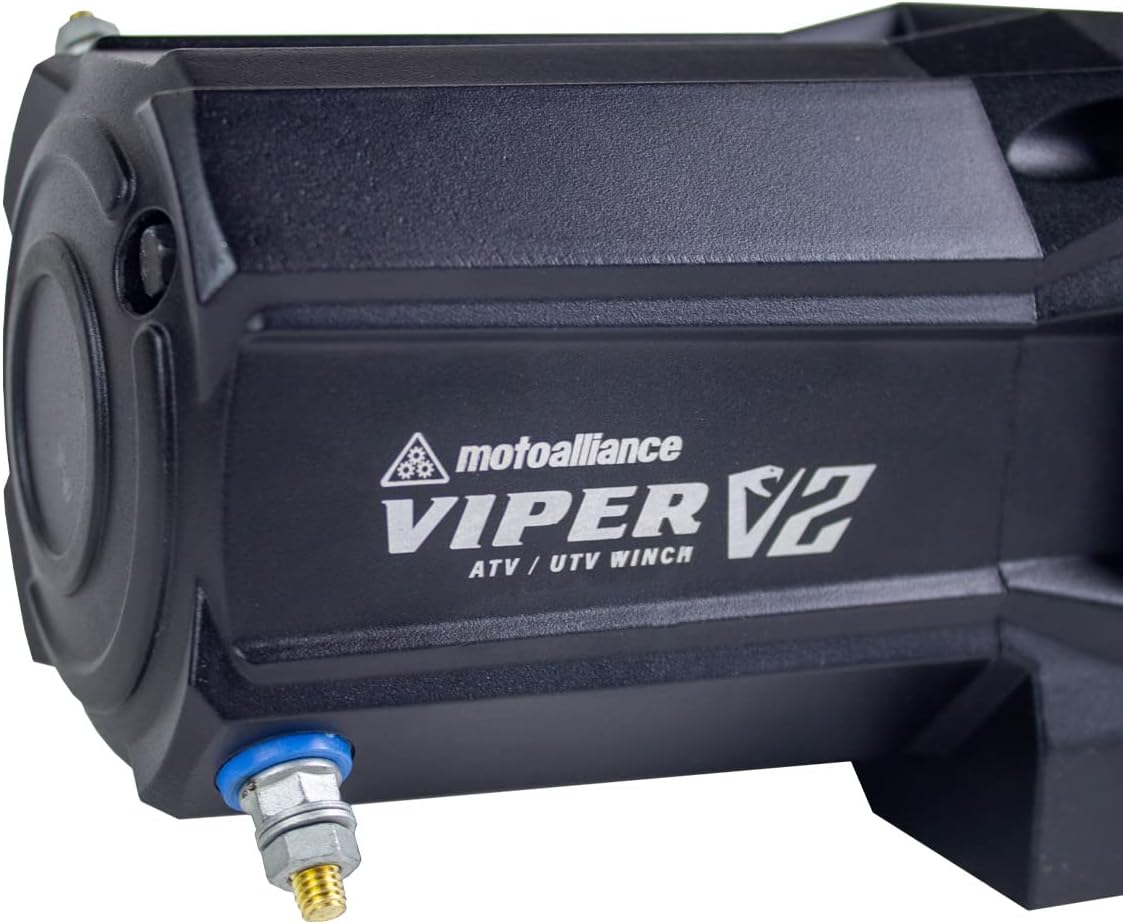 6000lb ATV/UTV Winch with 40 feet Blue Rope and Wireless Remote A347501