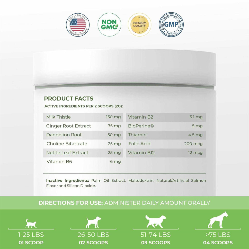 Milk Thistle for Cats 4oz Powder K93649