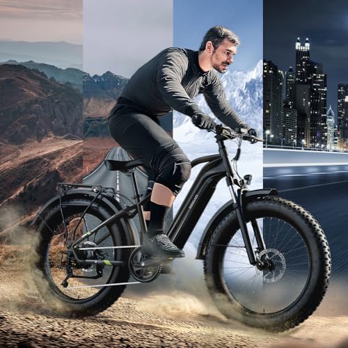 1200 W Electric Bike with 48V Battery and 26" Fat Tire P4473