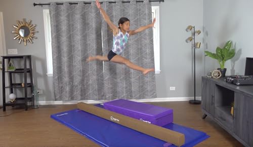 8 Foot Suede Gymnastics Balance Beam V469708
