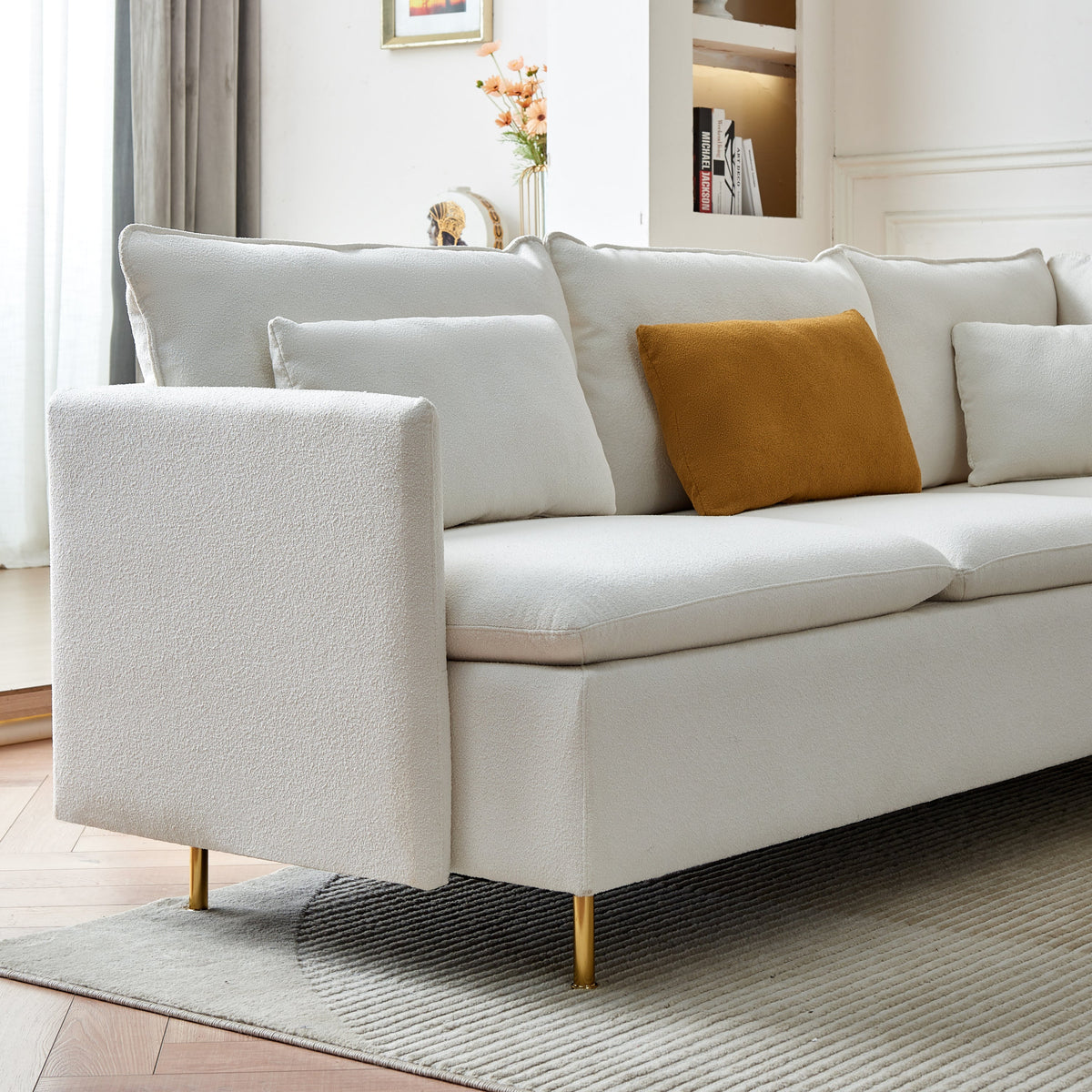 Beige Sectional Sofa M18544