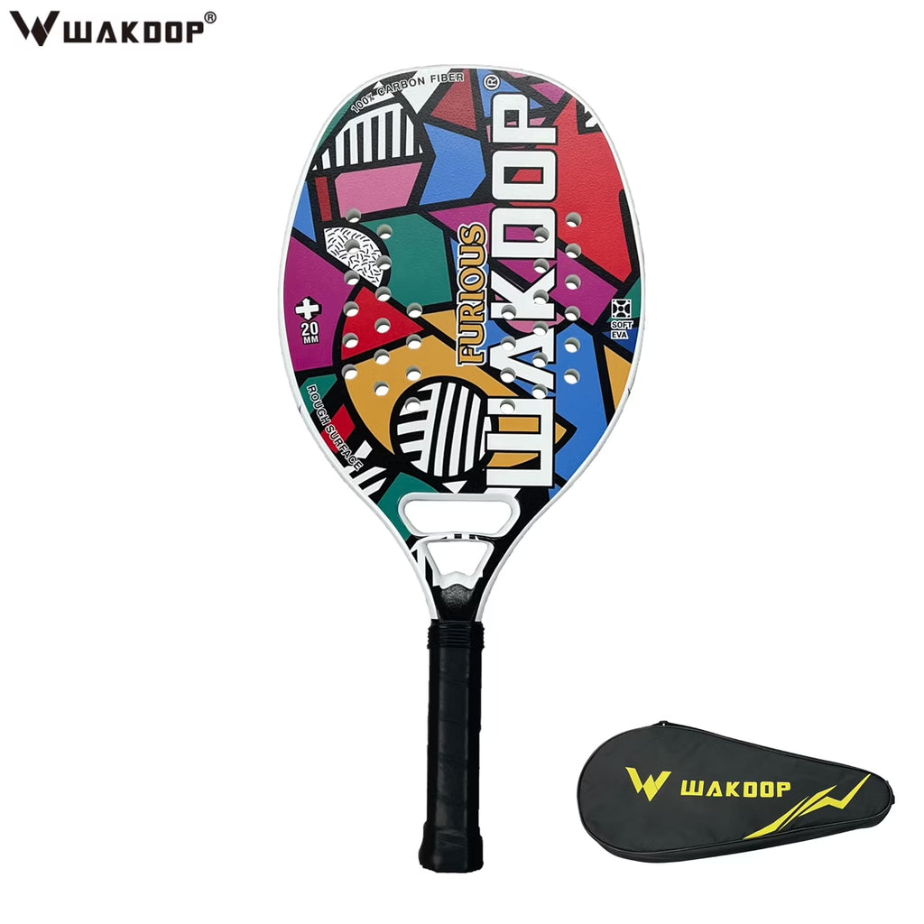 Carbon Fiber Beach Tennis Racket with EVA Foam Core N45476