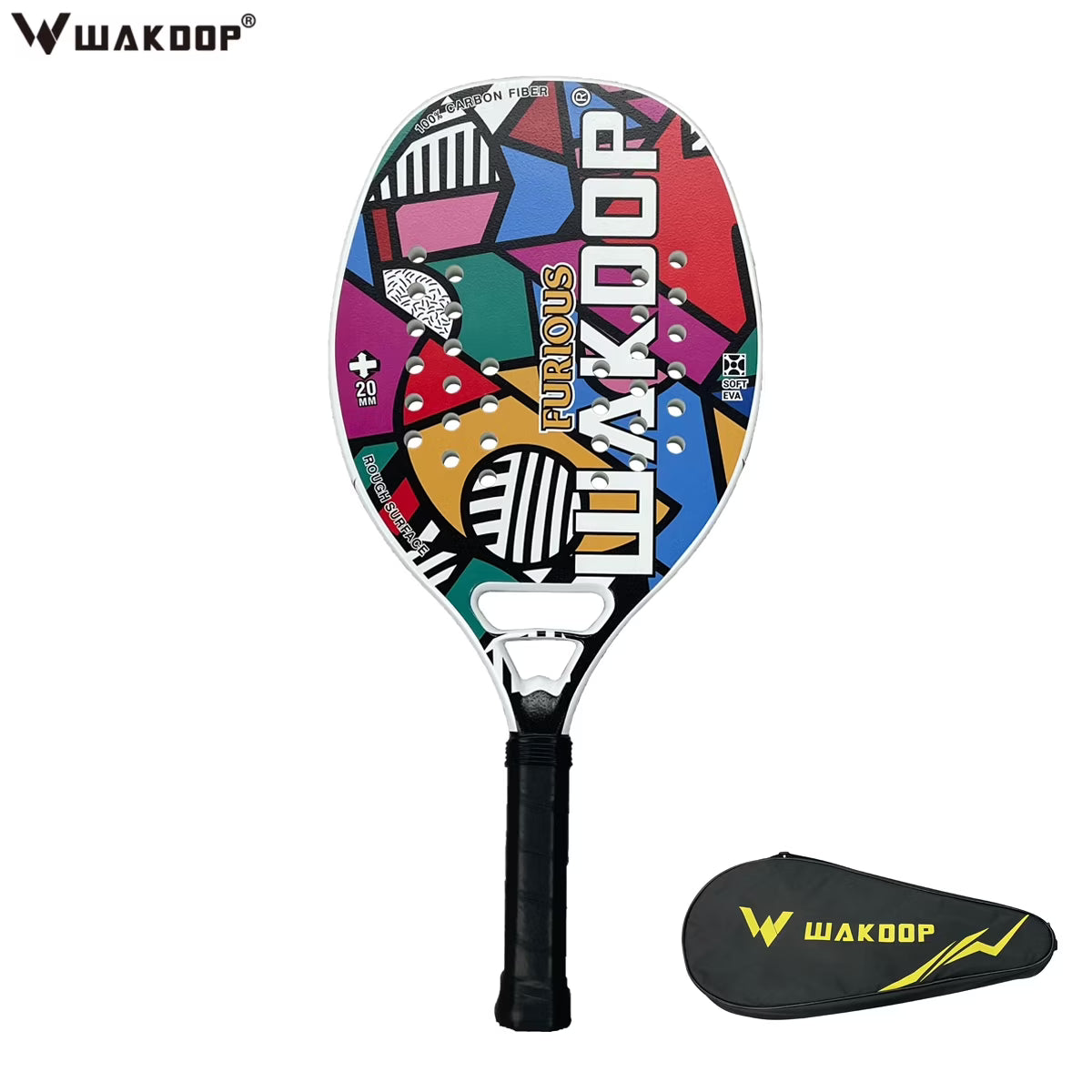 Carbon Fiber Beach Tennis Racket with EVA Foam Core N45476