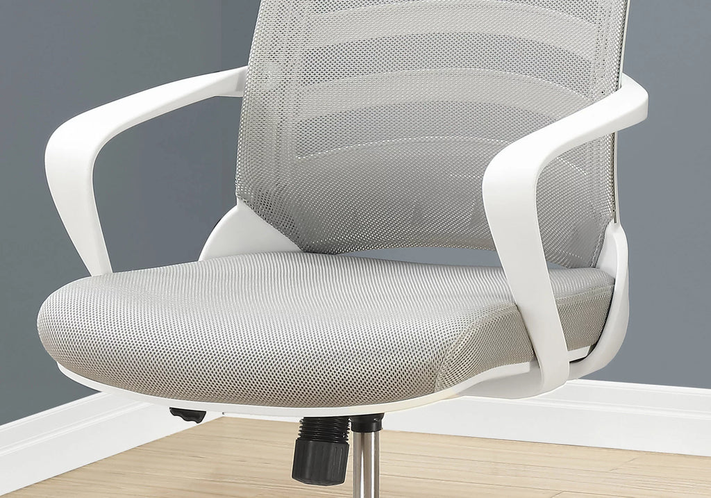 Gray Upholstered Office Chair Z4528