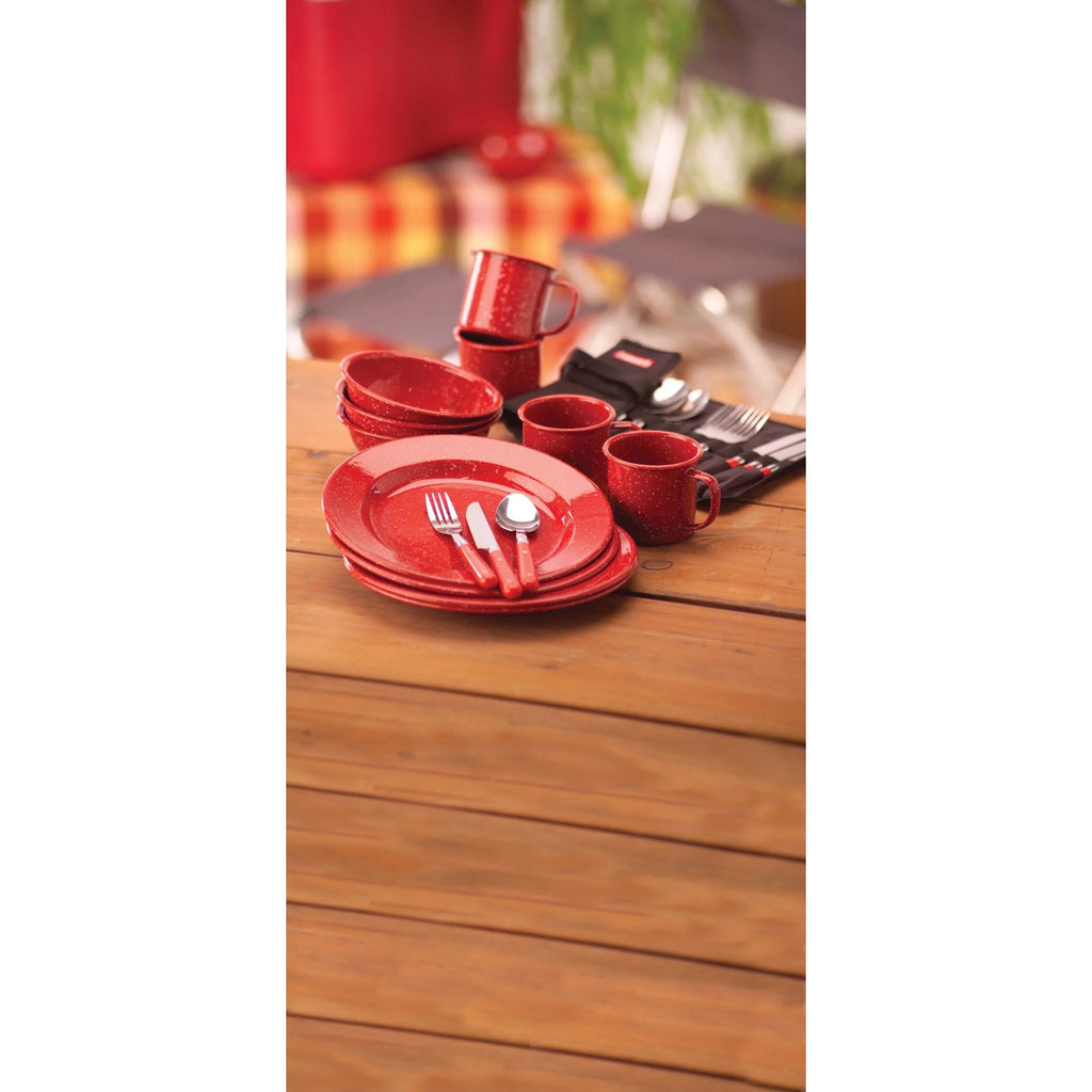 24-Piece Enamel Dinnerware Set R8457