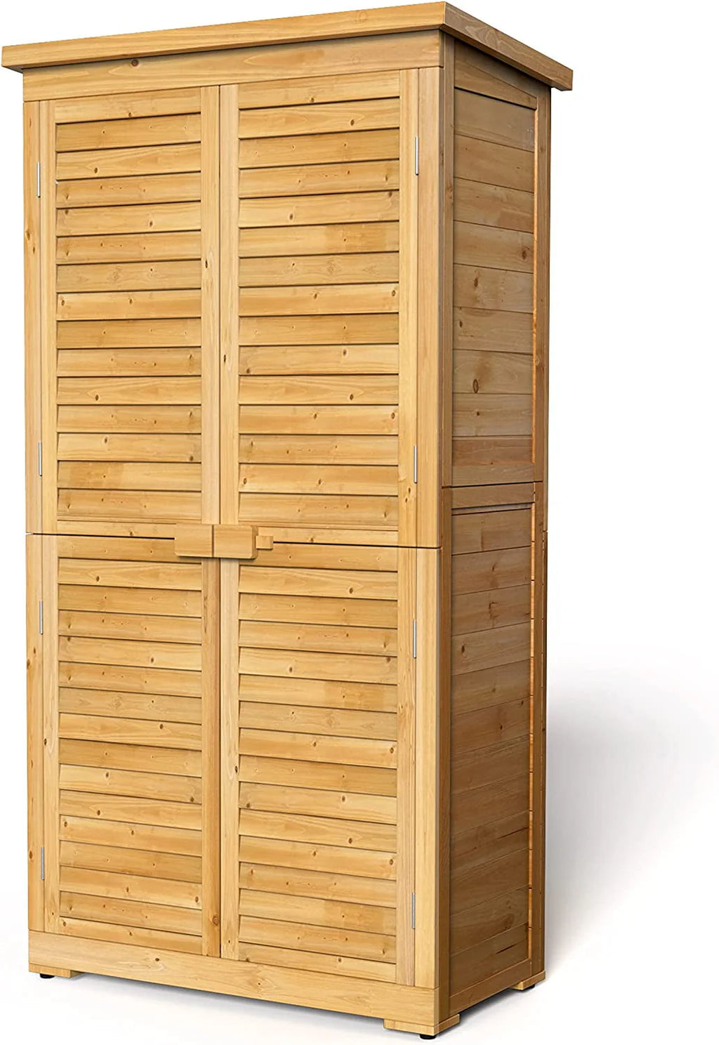 Outdoor Storage Cabinet with Asphalt Roof C443630