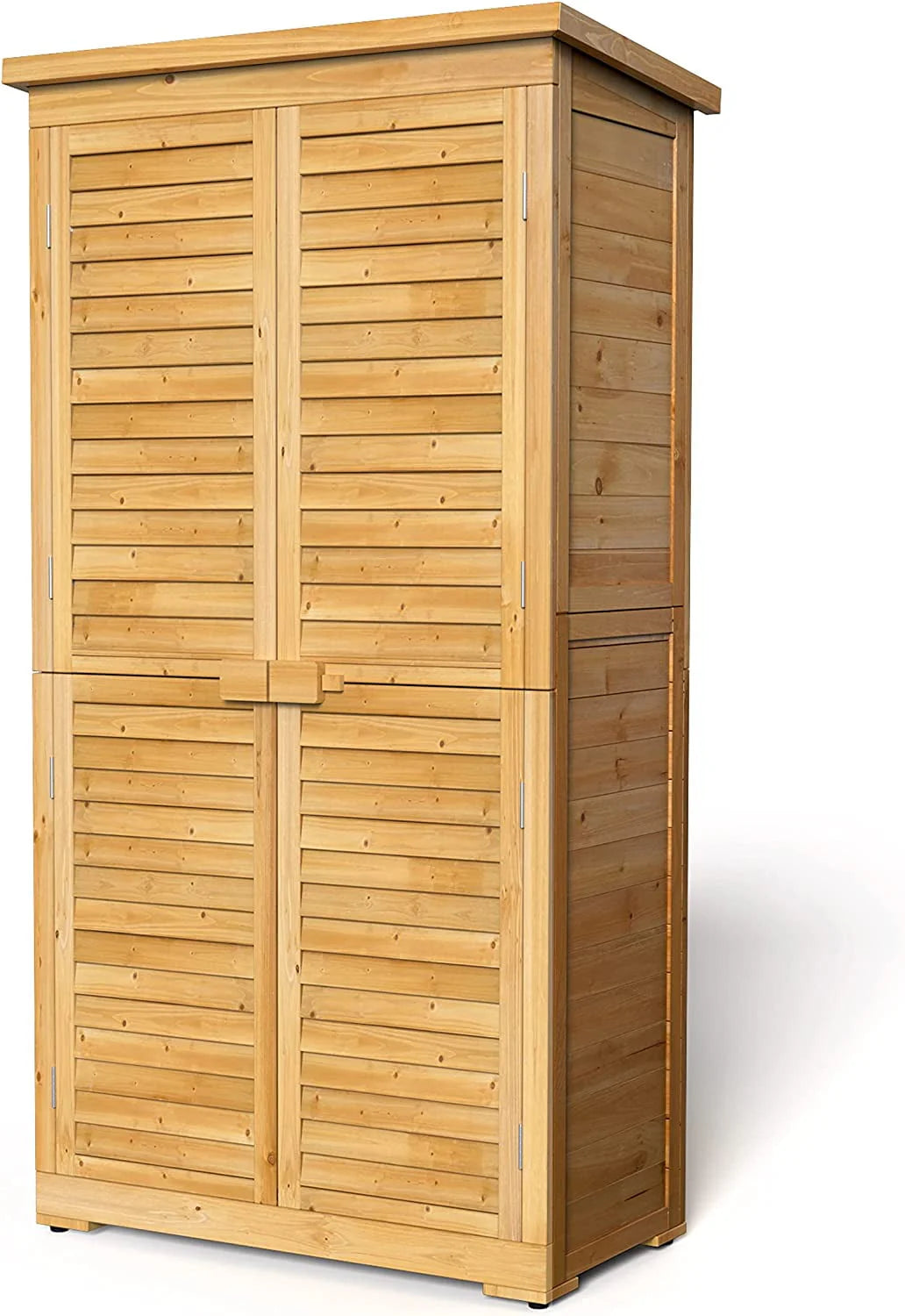 Outdoor Storage Cabinet with Asphalt Roof C443630