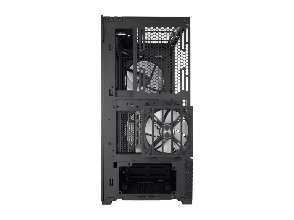 Black Steel Tempered Glass ATX Mid Tower Computer Case D362263