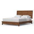King Platform Bed in Honey Maple I767784