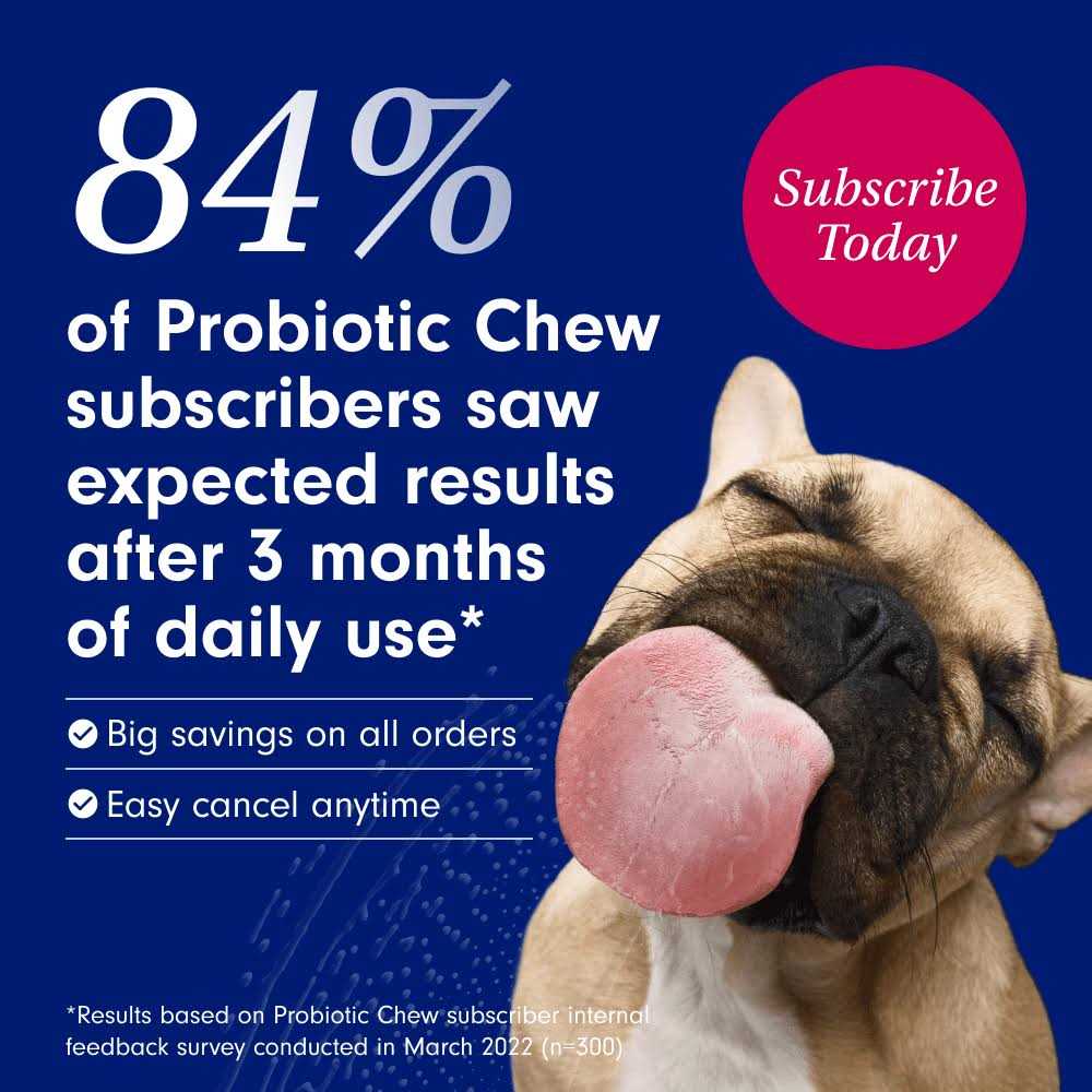 Probiotic Digestive Supplement Pork Flavored Soft Chews for Dogs, 30 count C13140