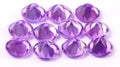 Amethyst Round Cut Faceted Purple Loose Gemstone 6x6MM 10-Pcs V5268