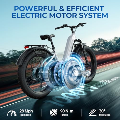 1200 W Electric Bike with 48V Battery and 26" Fat Tire P4473