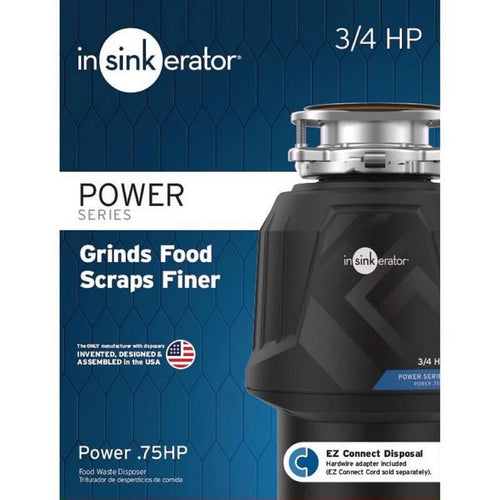 0.75 HP Continuous Feed Garbage Disposal W28391