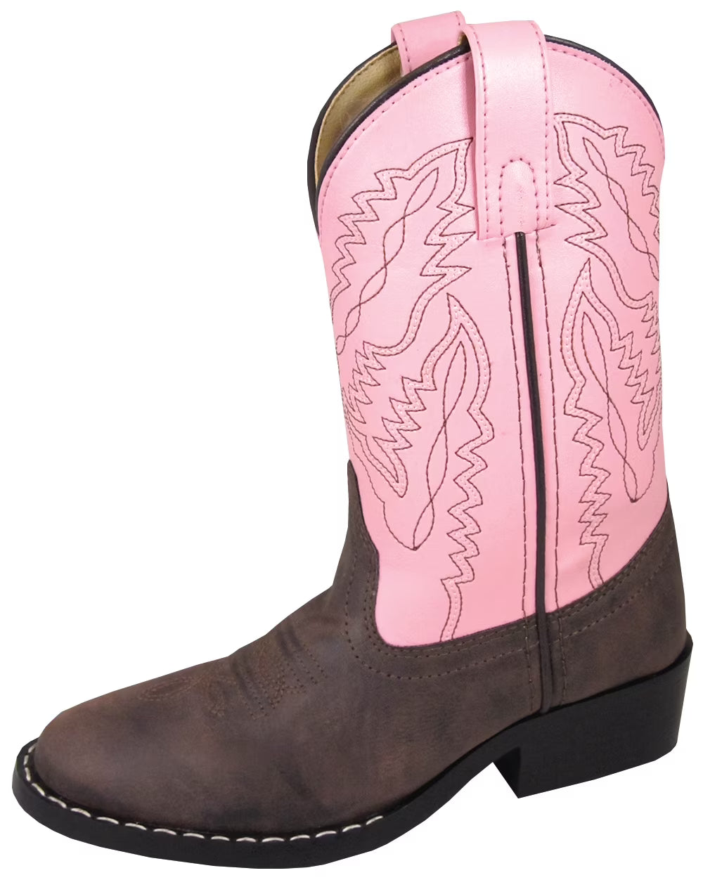 Toddler Girls Monterey Boots Brown/Pink, 8M S47560