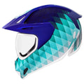 Dual Sport Motorcycle Helmet - Hello Sunshine Blue - X-Small F702