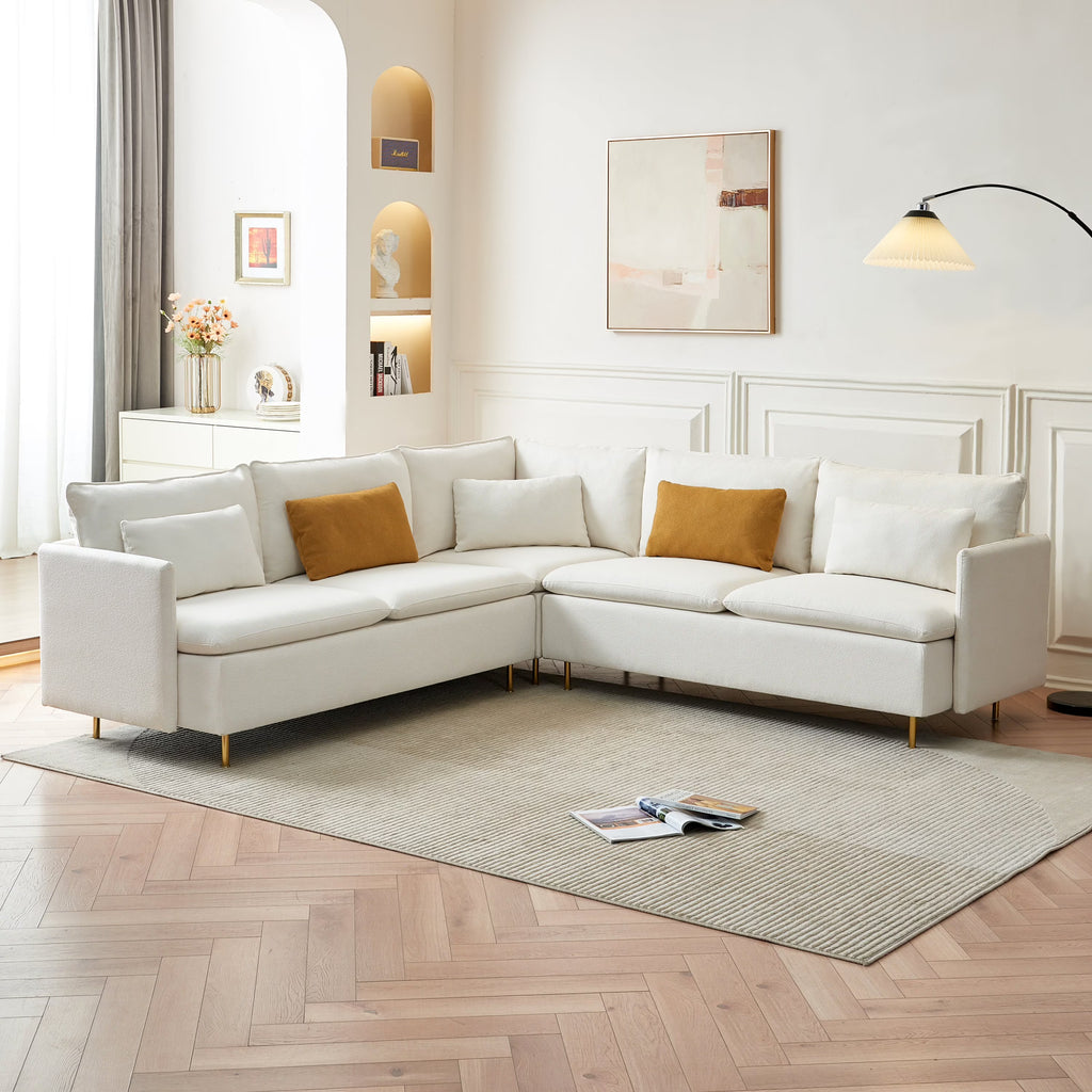 Beige Sectional Sofa M18544
