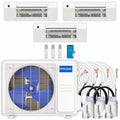 42,000 BTU 3 Zone Ceiling Cassette Ductless Air Conditioner and Heat Pump M80549