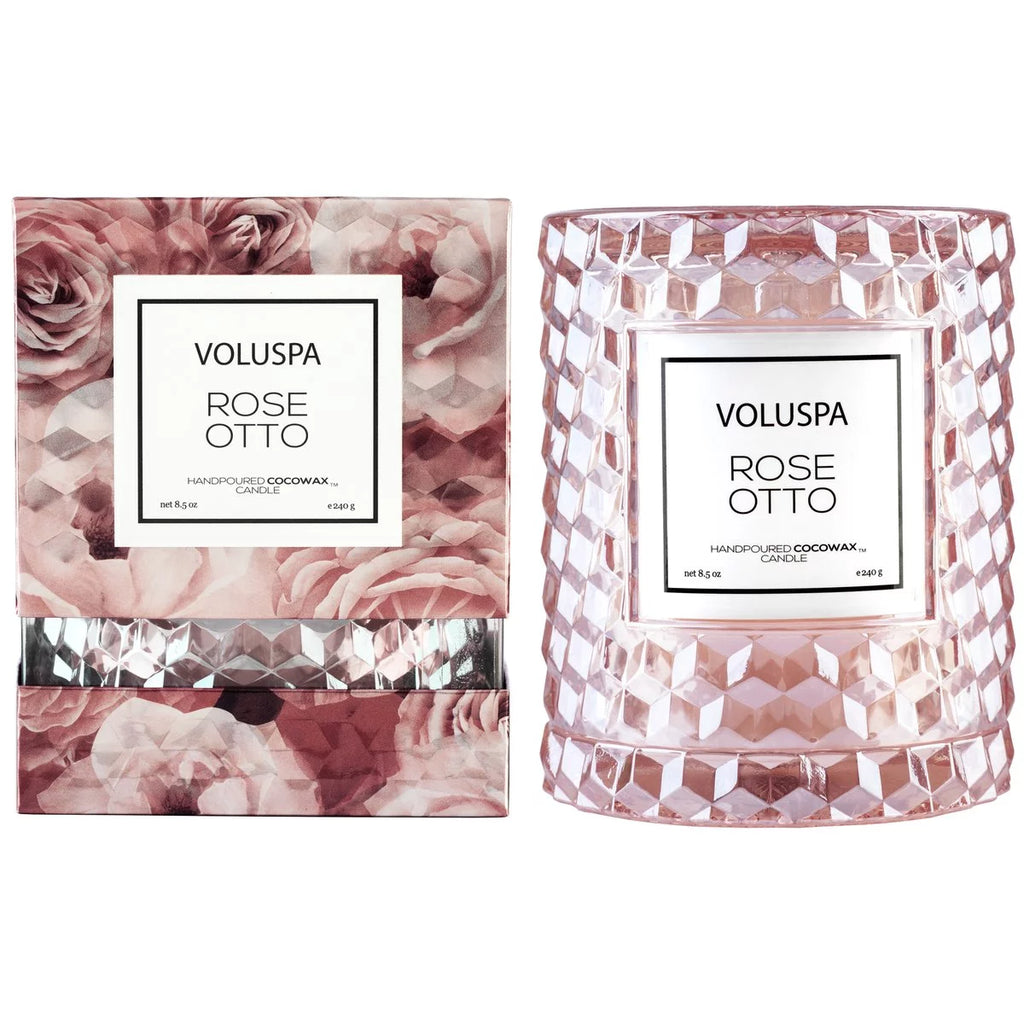 Rose Otto Cloche Candle 8.5 oz F524