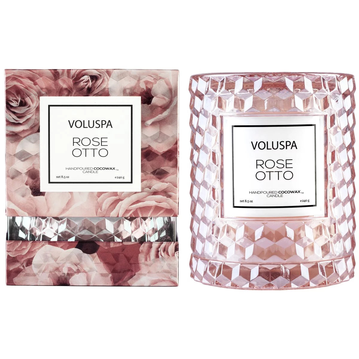 Rose Otto Cloche Candle 8.5 oz F524